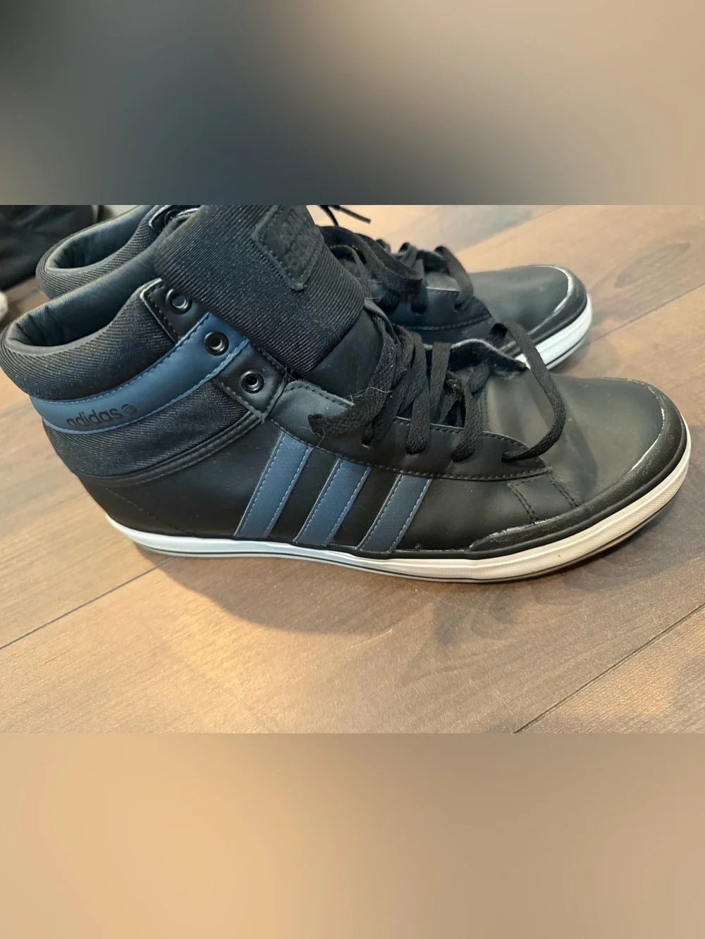Adidas All Black David Beckham Hightop Men's 11 Shoe